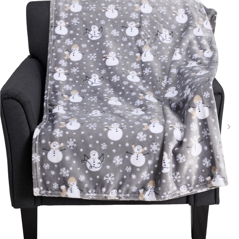 Jingles & Joy Jolly Snowmen Throw Blanket - 60x70